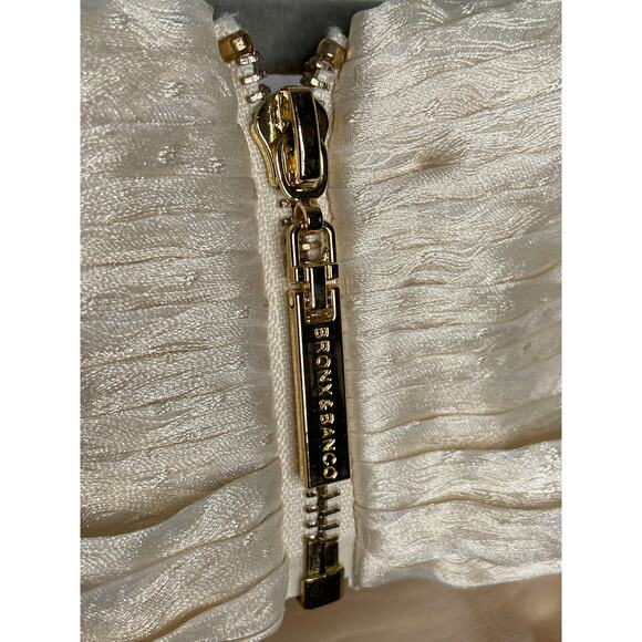 Bronx and Banco Tiara Pleated Two Piece Set Gown Bridal Formal Princess Fairy XS - Picture 7 of 13